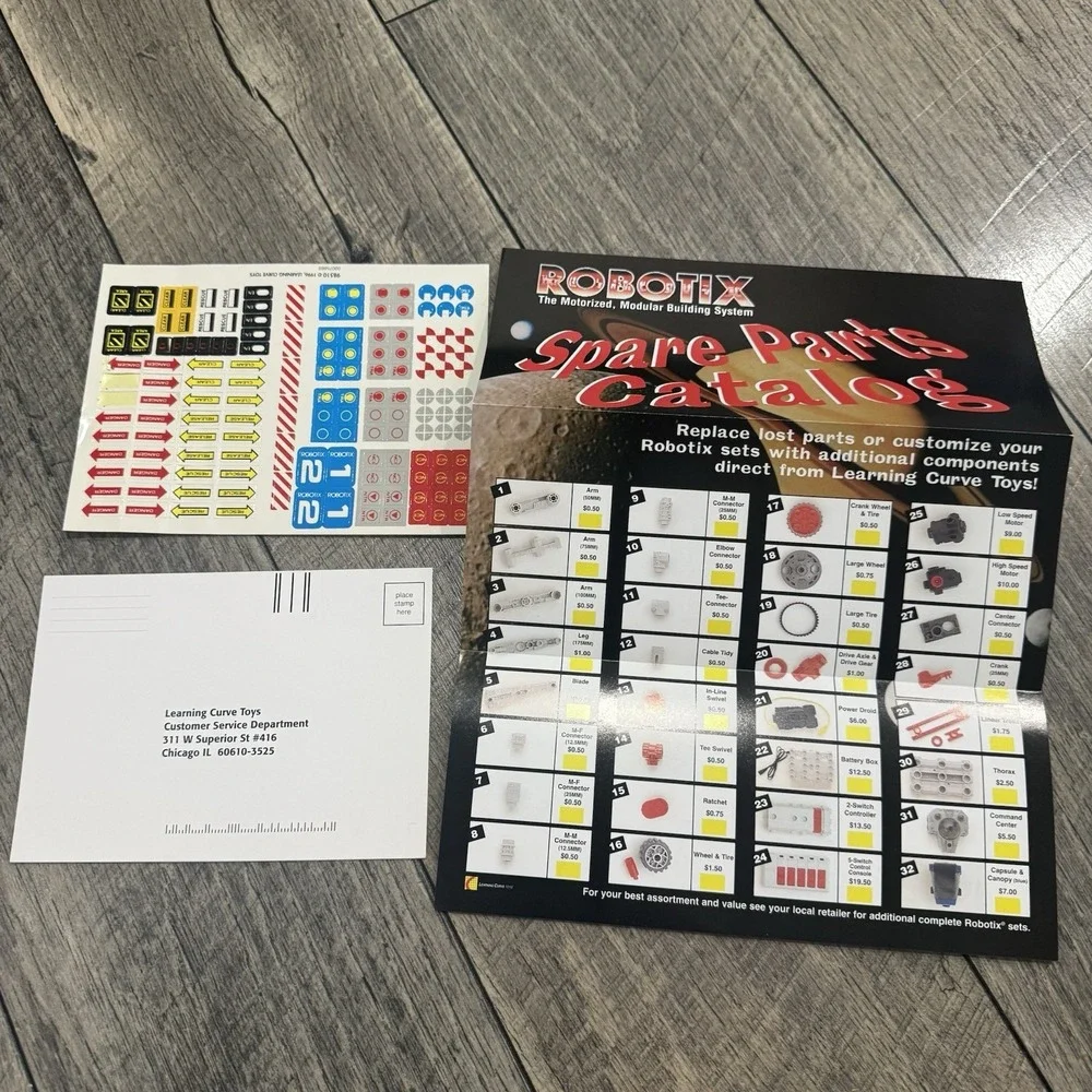 VTG 1996 Learning Curve Robotix Computer Set 98510 Motorized Building System NEW